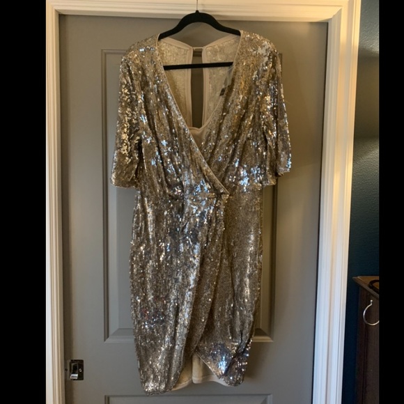 ASOS Dresses & Skirts - TFNC by ASOS champagne sequin dress
